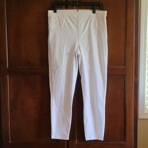 SPANX WHITE skinny jeans, sz lg